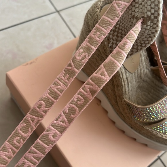 GORGEOUS Stella McCartney Gaia Wedge wrap around sandal. 36 - Picture 10 of 12